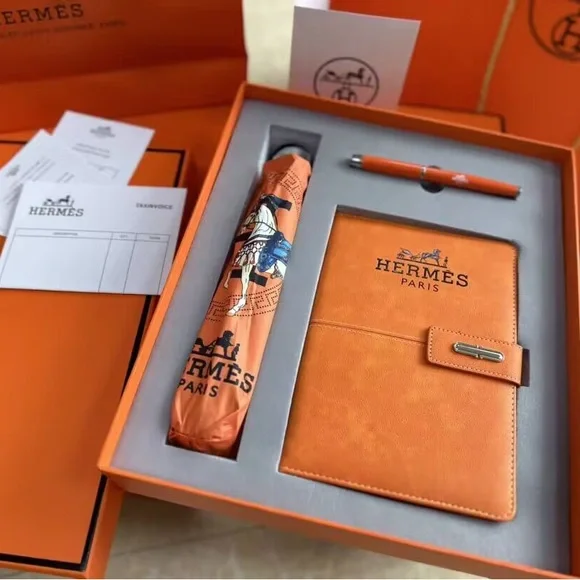 Hermes | Office | Hermes Notebook Signature Pen Umbrella | Poshmark